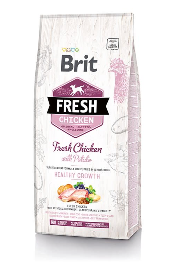 BRIT FRESH CHICKEN WITH POTATO PUPPY 12KG