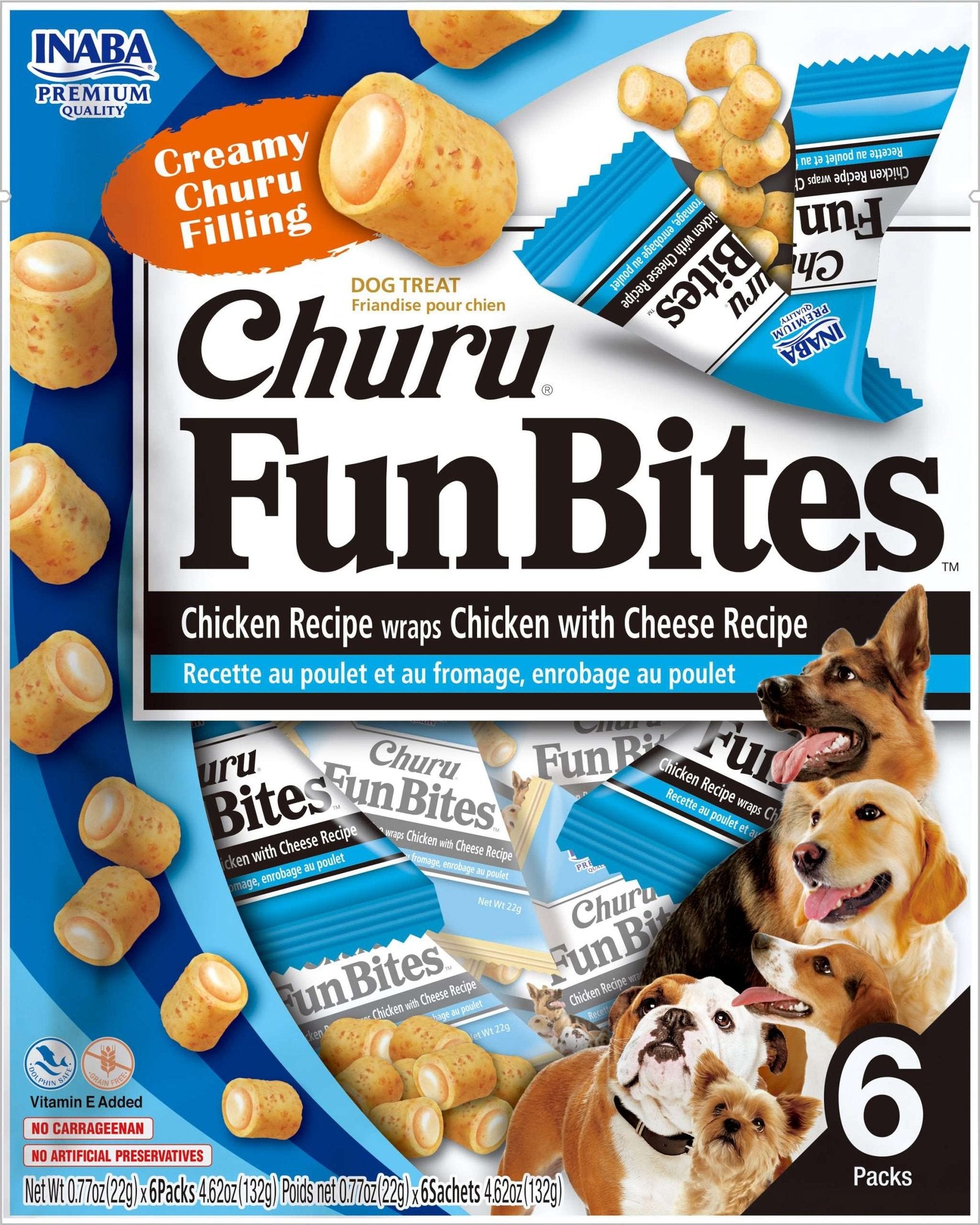 CHURU FUN BITES CHICKEN WHIT CHEESE