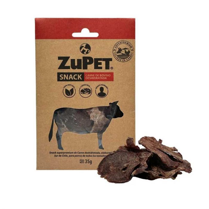 Snack Deshidratado de Bovino para Perros - Zupet 35 gr