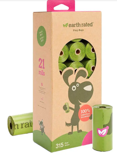 ROLLOS DE BOLSAS RECARGA EARTH RATED LAVANDA 21X315