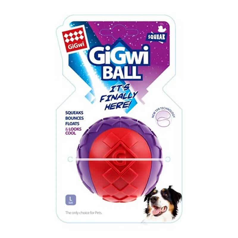 GIGWI PELOTA SQUEAKER TALLA L 1 PZ