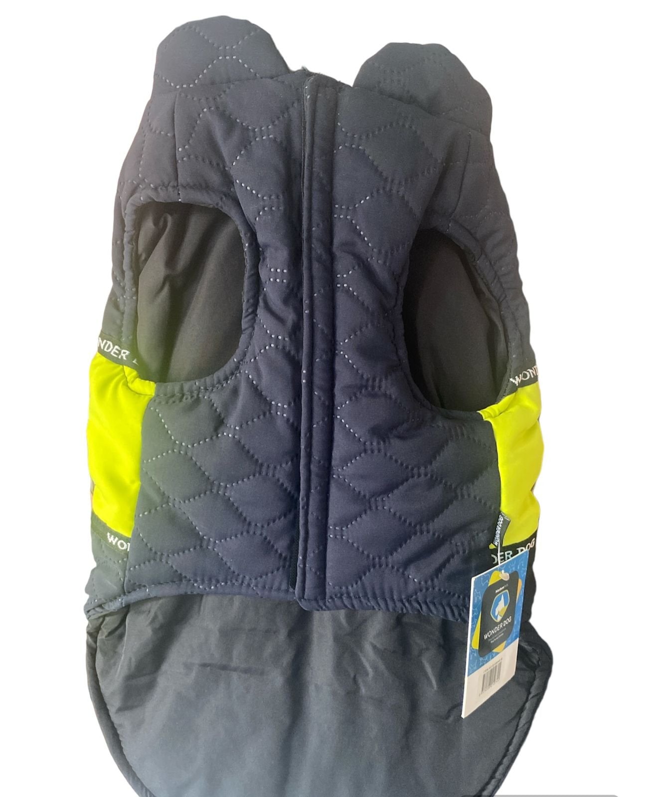 PARKA DIAMOND AZUL FRANJA LIMON M