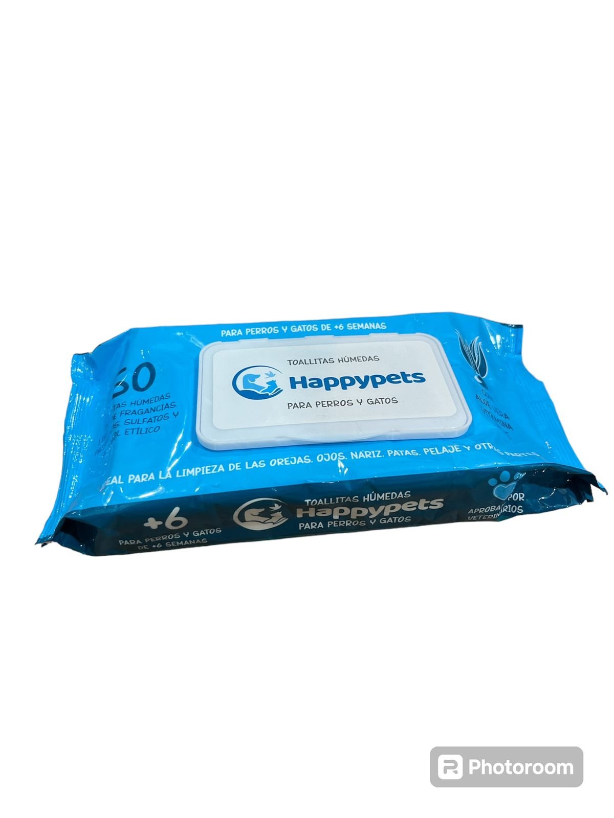 TOALLAS HUMEDAS happy pets PARA MASCOTAS