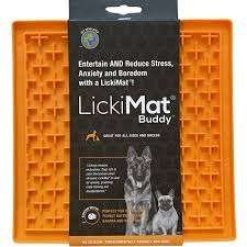 LICKIMAT BUDDY ORANGE FOR DOG