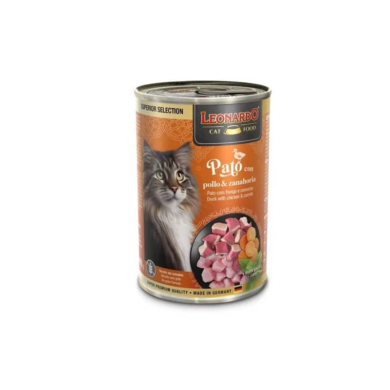 Lata Leonardo Superior Selection Pato Pollo y Zanahoria 400 g
