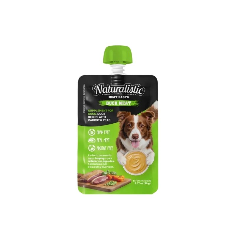 Naturalistic – Meat Paste Duck 90 g – Alimento húmedo para perros