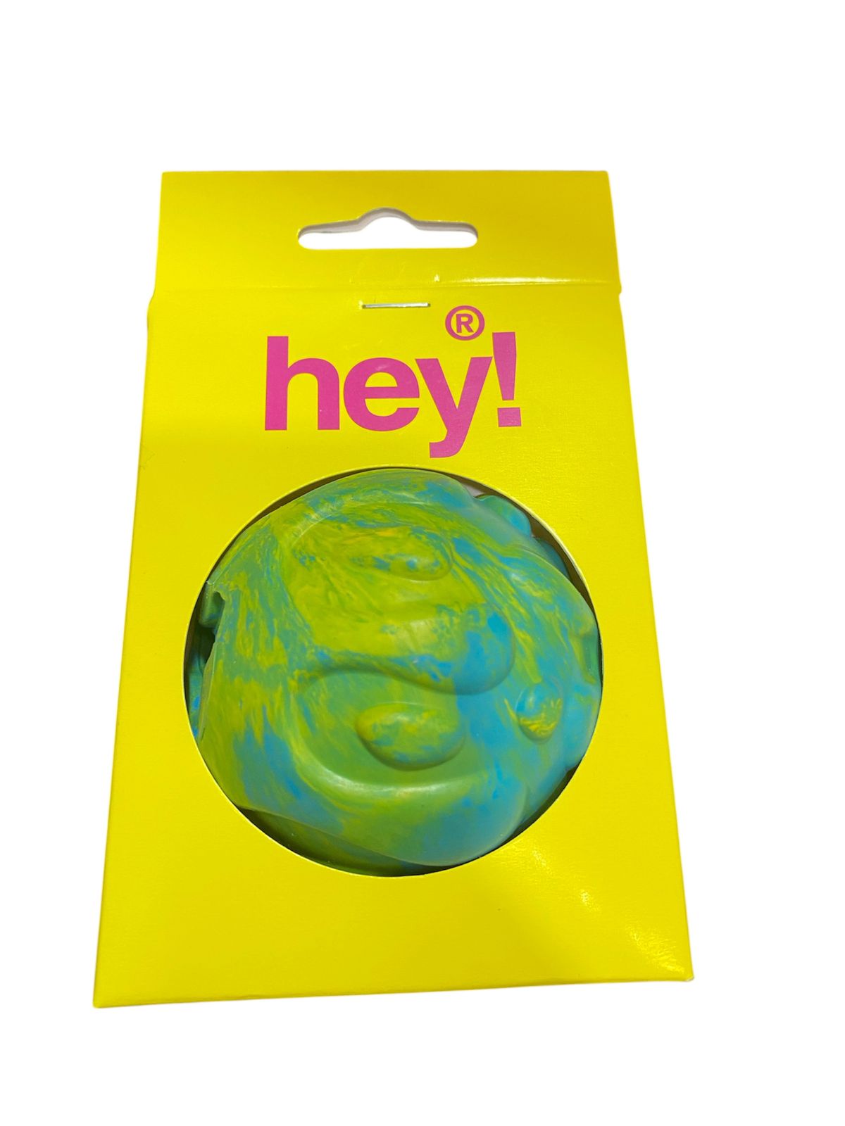 Pelota goma para snack HEY!