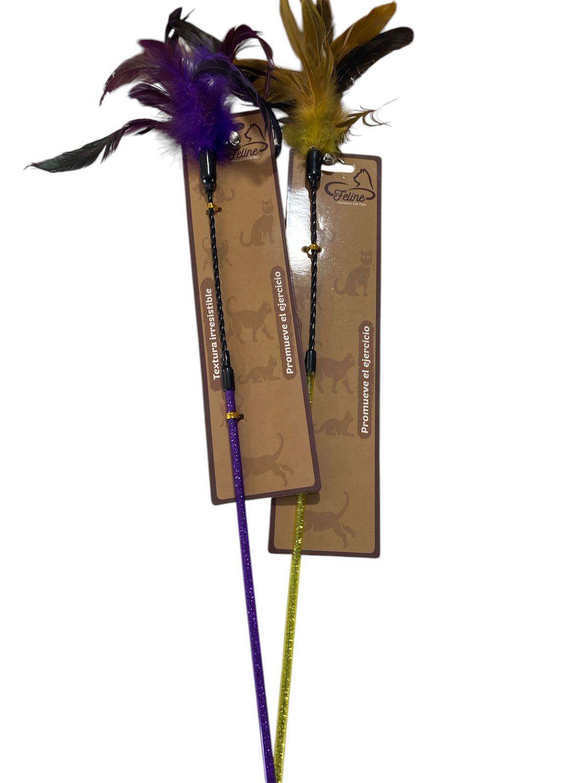 Juguete Varitas para gatos - PLUMAS COLORES SURTIDOS