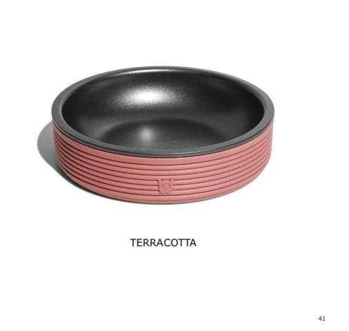 PLATO - DUO BOWL TERRACOTTA