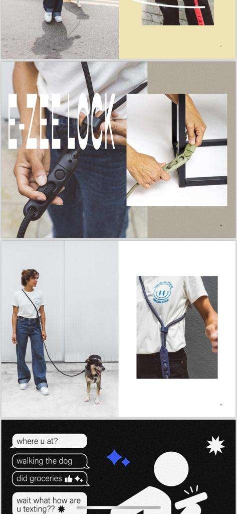 ZEE.DOG CORREA HANDSFREE LEASH VAINILLA