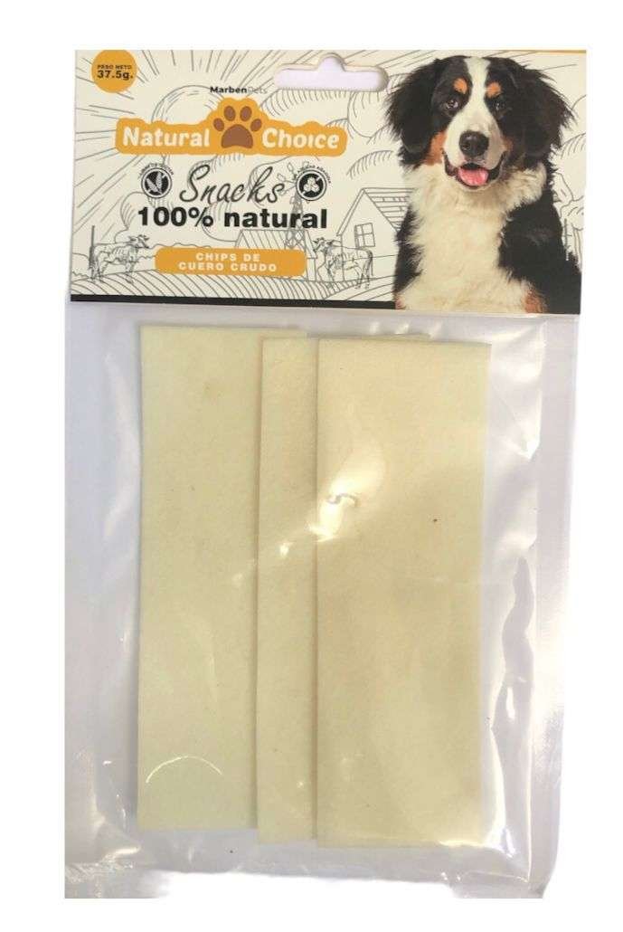 SNACKS CHIPS DE CUERO CRUDO DOG