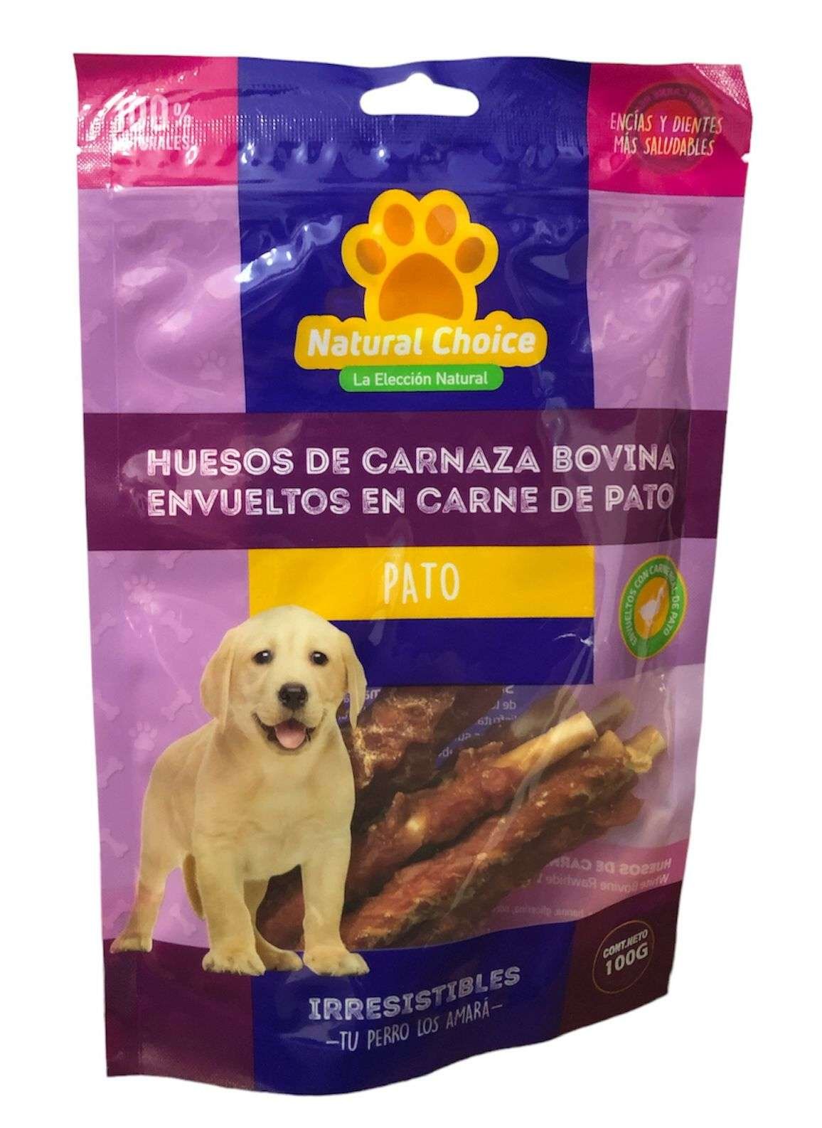 BARRITAS DE CARNAZA ENVUELTAS EN CARNE DE PATO
