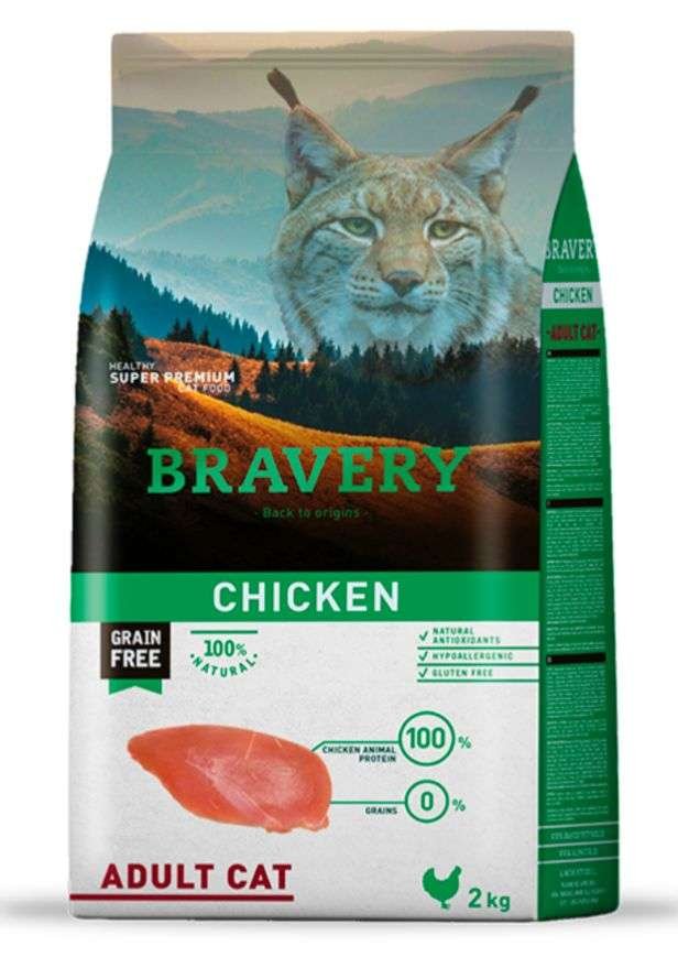BRAVERY CHICKEN ADULT CAT 7KG