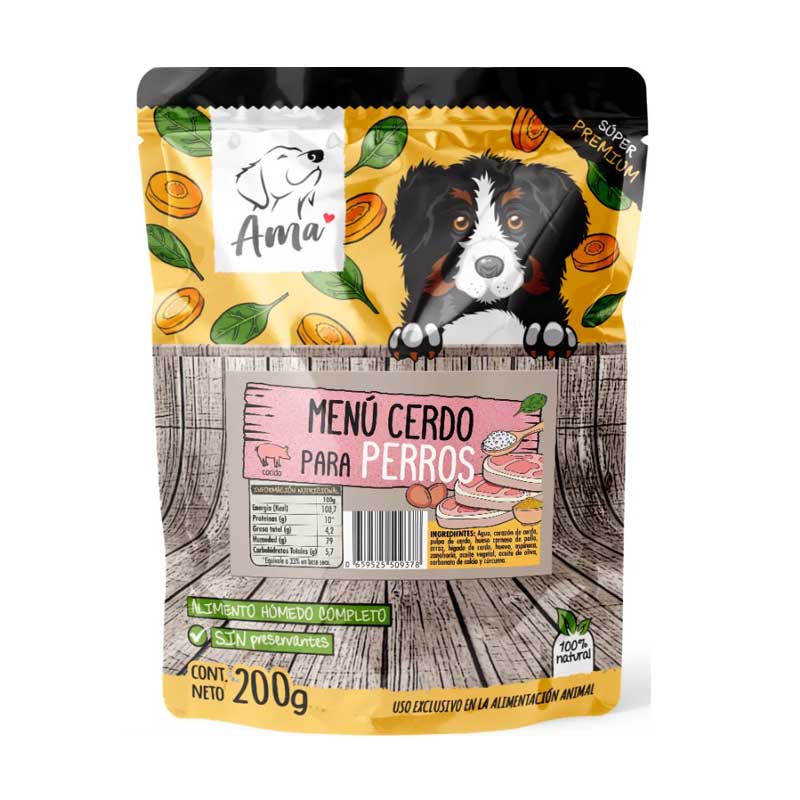 Ama Pet sachet Cerdo 200gr