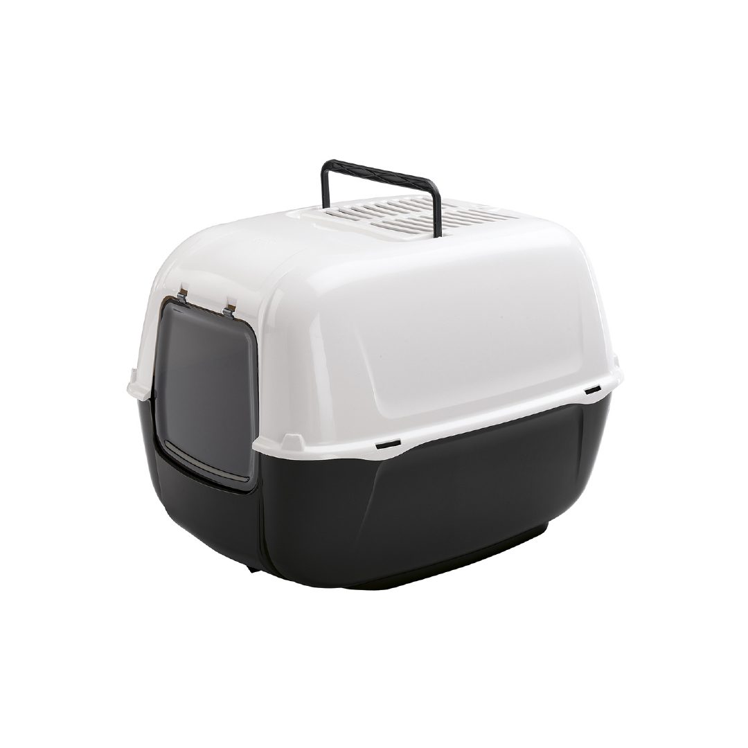 FP BAÑO SANITARIO, HOME PRIMA, 39.5×52.5×38 cm, NEGRO/BLA