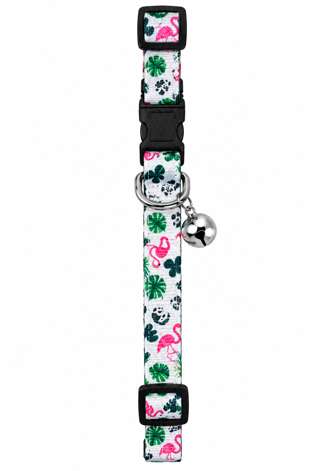 COLLAR PARA PERRO AJUSTABLE CON DISEÑO DE HUELLITAS