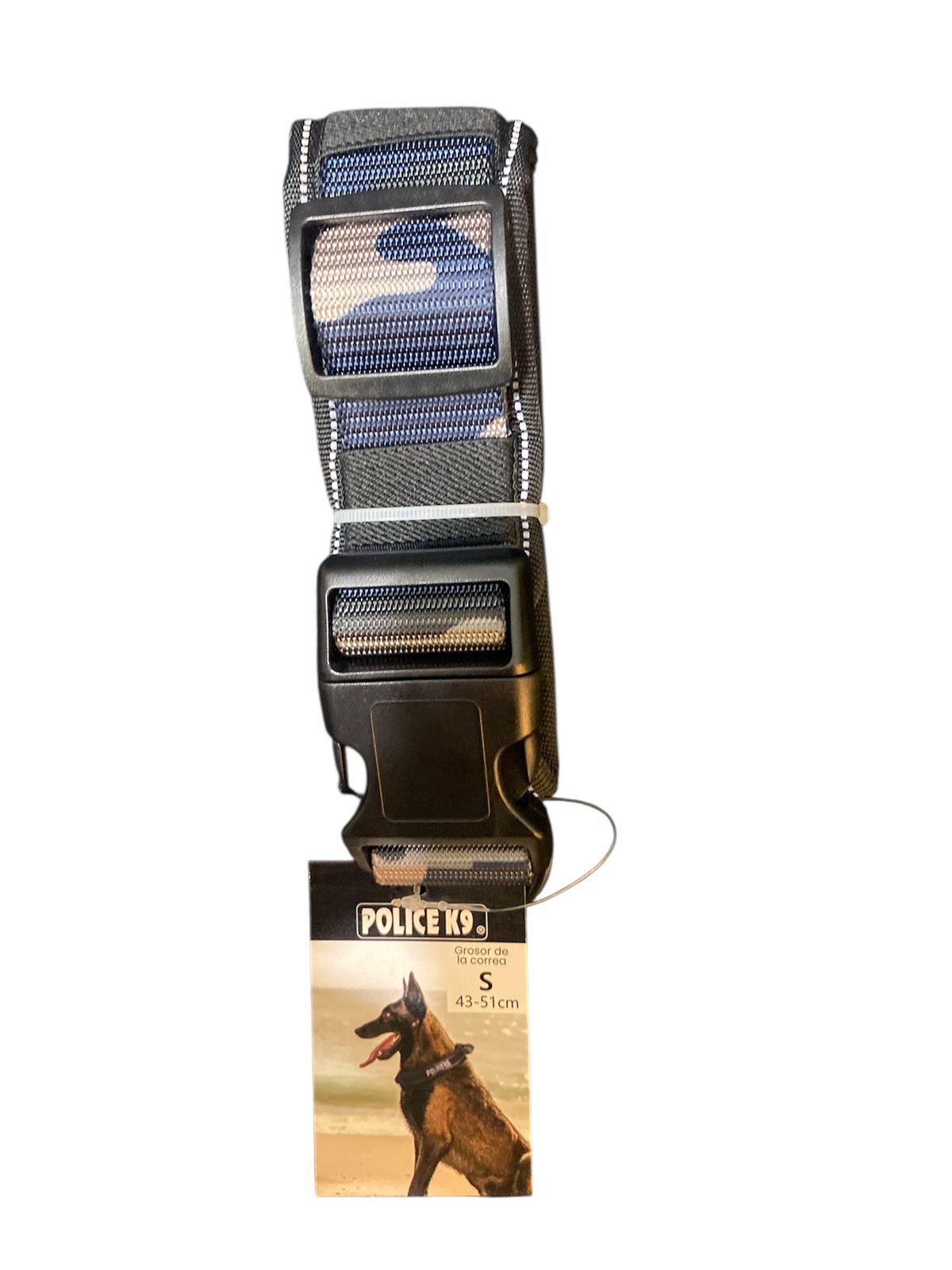 Collar Police para perros Talla S