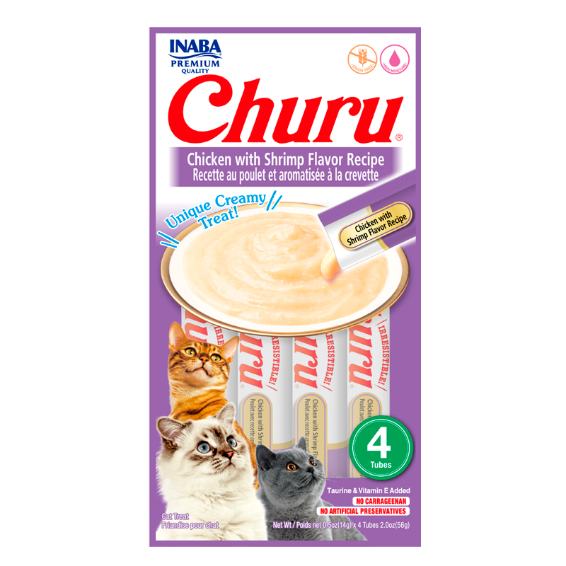 Churu Pollo y Camarón – 4 UND