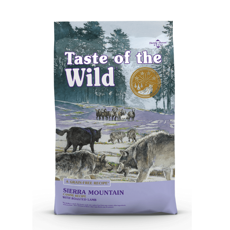 Taste Of the Wild Sierra Mountain Canine Adulto Cordero – 12.2Kg