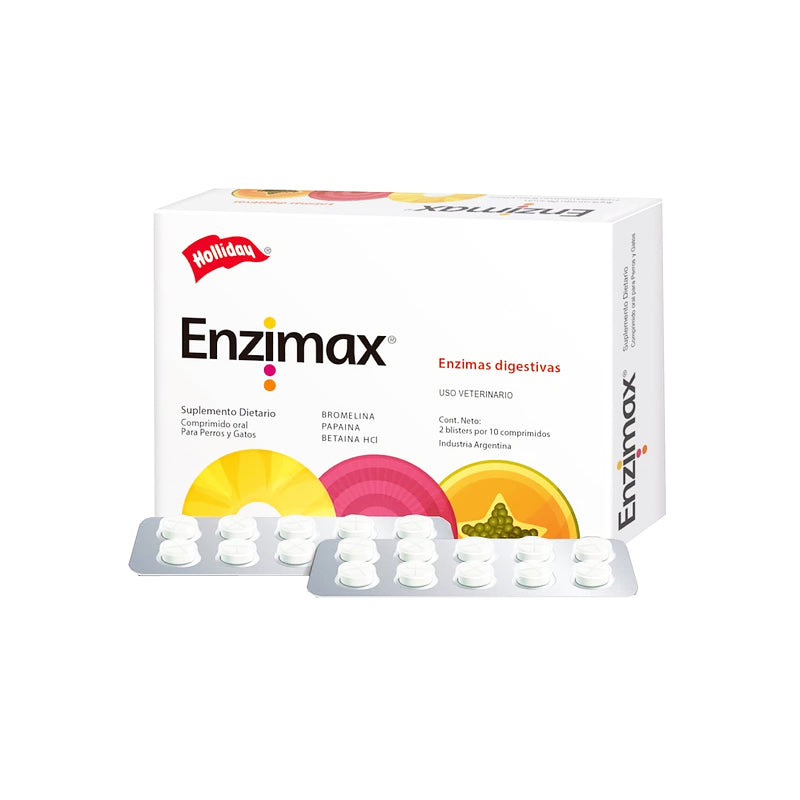 Enzimax enzimas digestivas 20 comprimidos