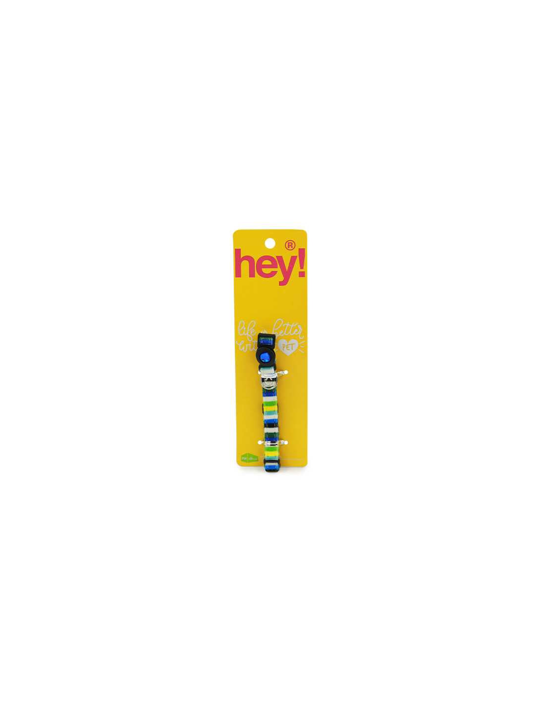 HEY! COLLAR GATO RAYADO 20-32 CM