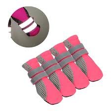Zapatos Antideslizantes Para Perros Wonder Dog Color Rosa talla L
