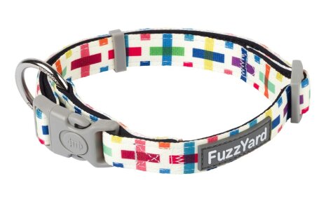 Fuzzyard dog collar S - Jenga