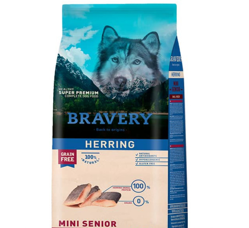 Bravery Mini Senior Small Breeds HERRING