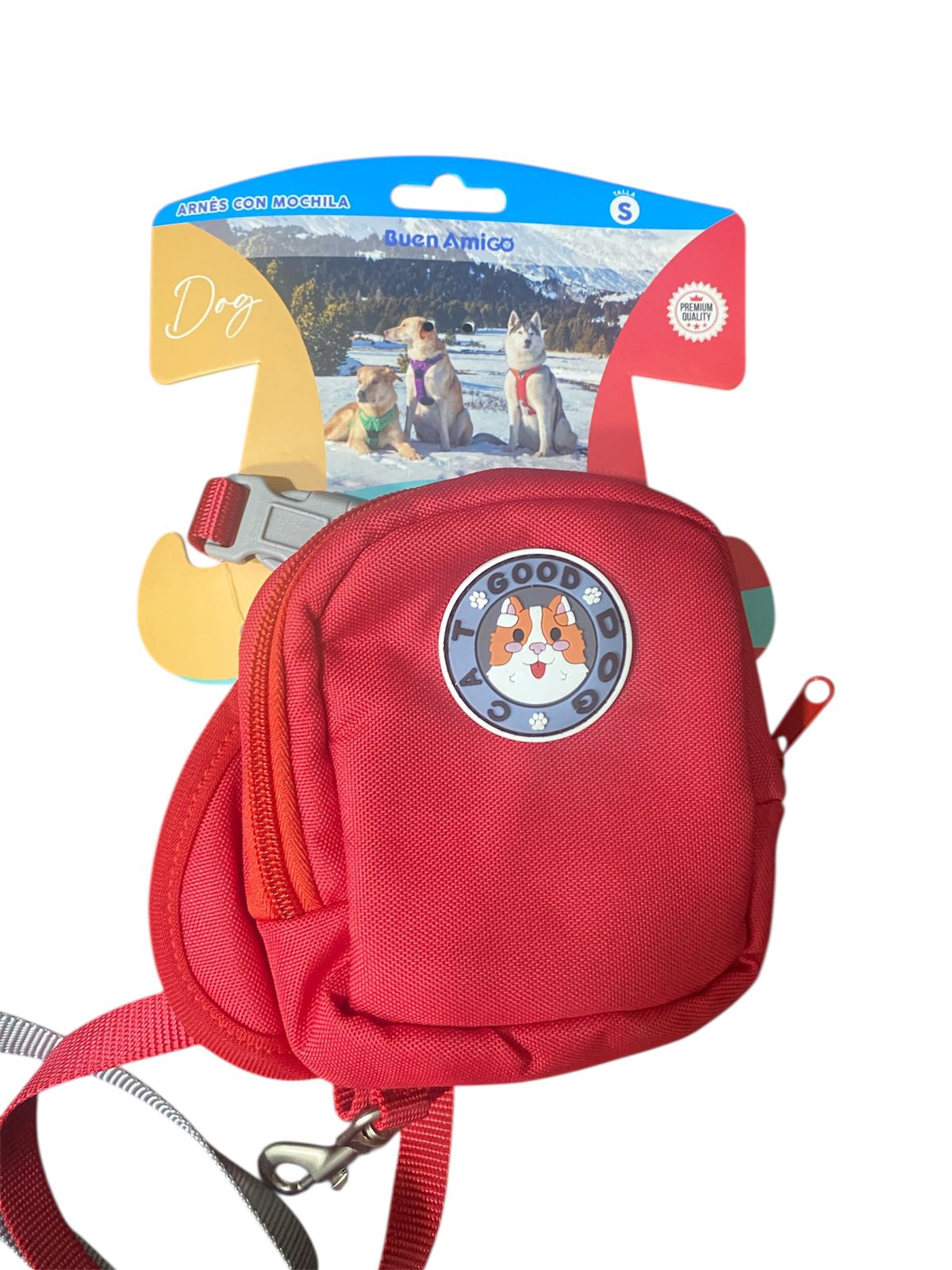 Arnes con mochila talla S