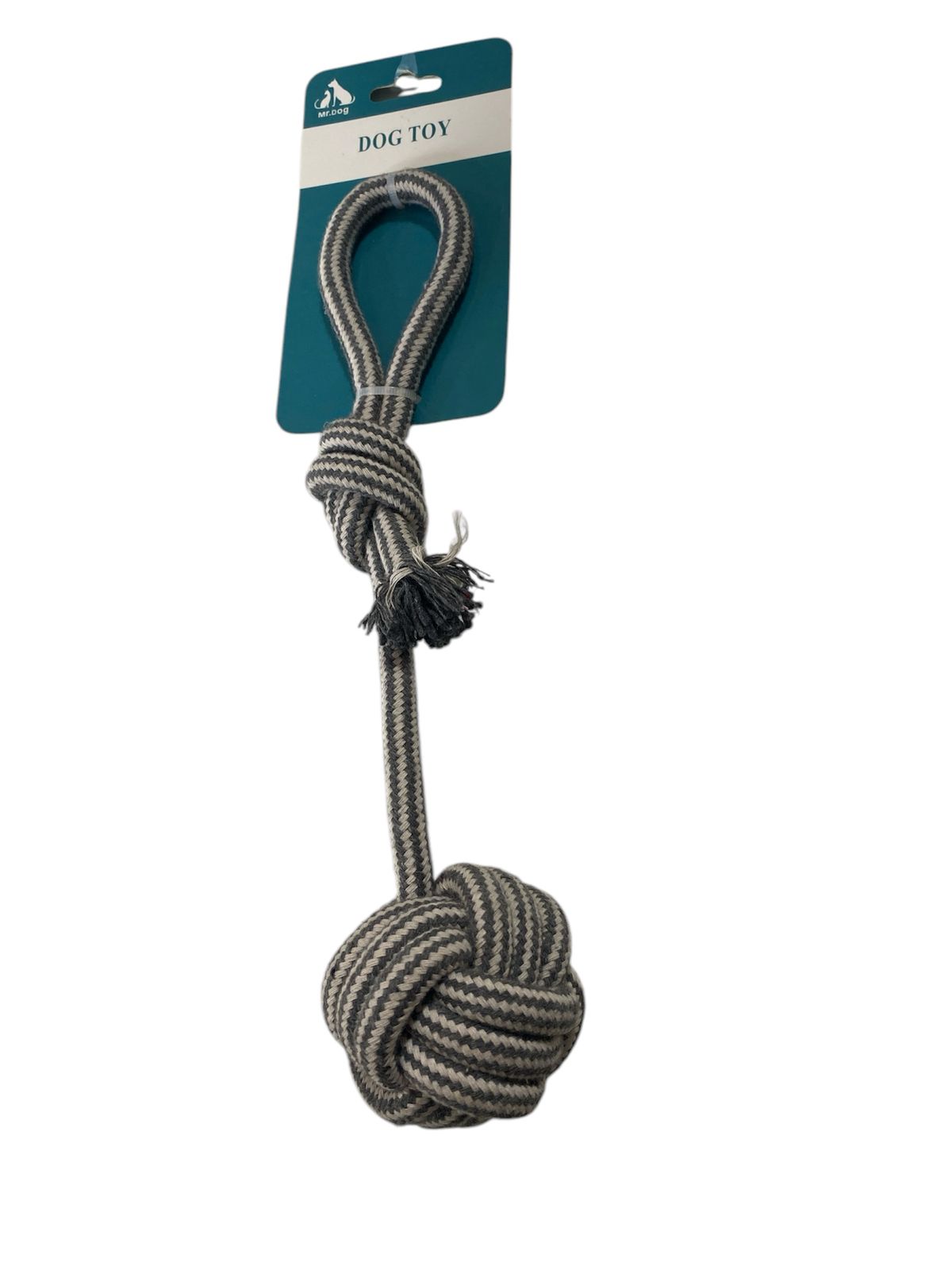 Juguete cuerda pelota trenzada
