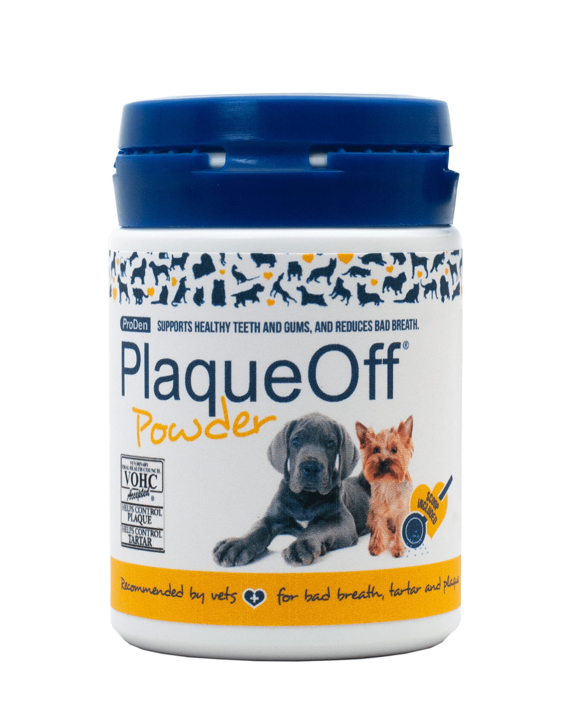 PlaqueOff Polvo Cuidado Dental Perro 40 gr