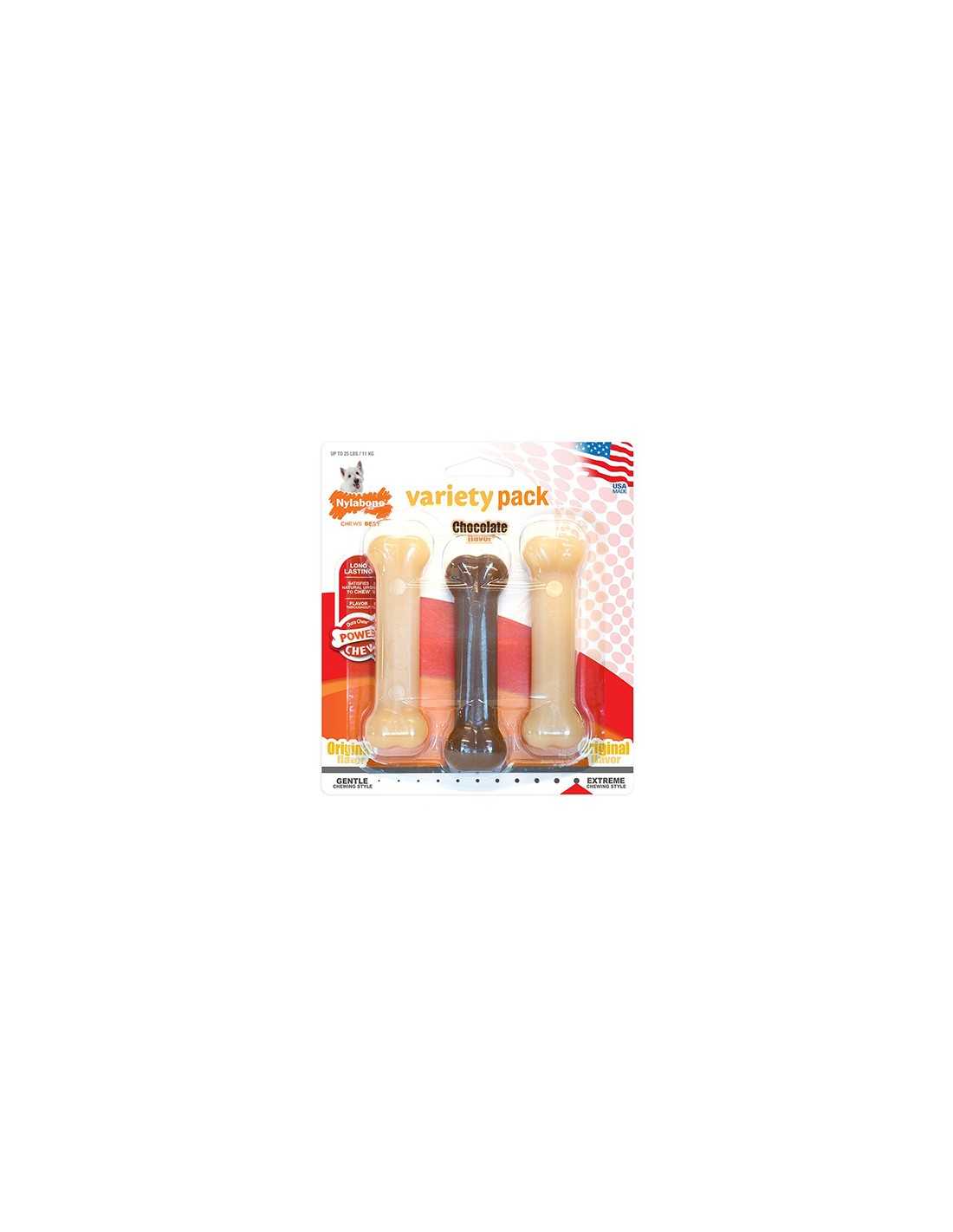 NYLABONE JUGUETE RESISTENCIA TRI-PACK