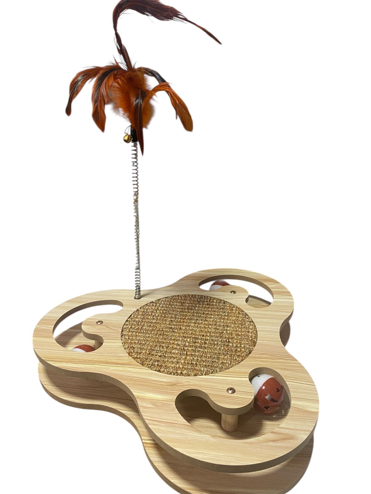 Rascador para gatos con sonido