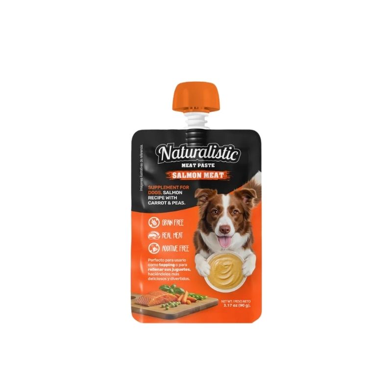 Naturalistic – Meat Paste Salmon 90 g – Alimento húmedo para perros