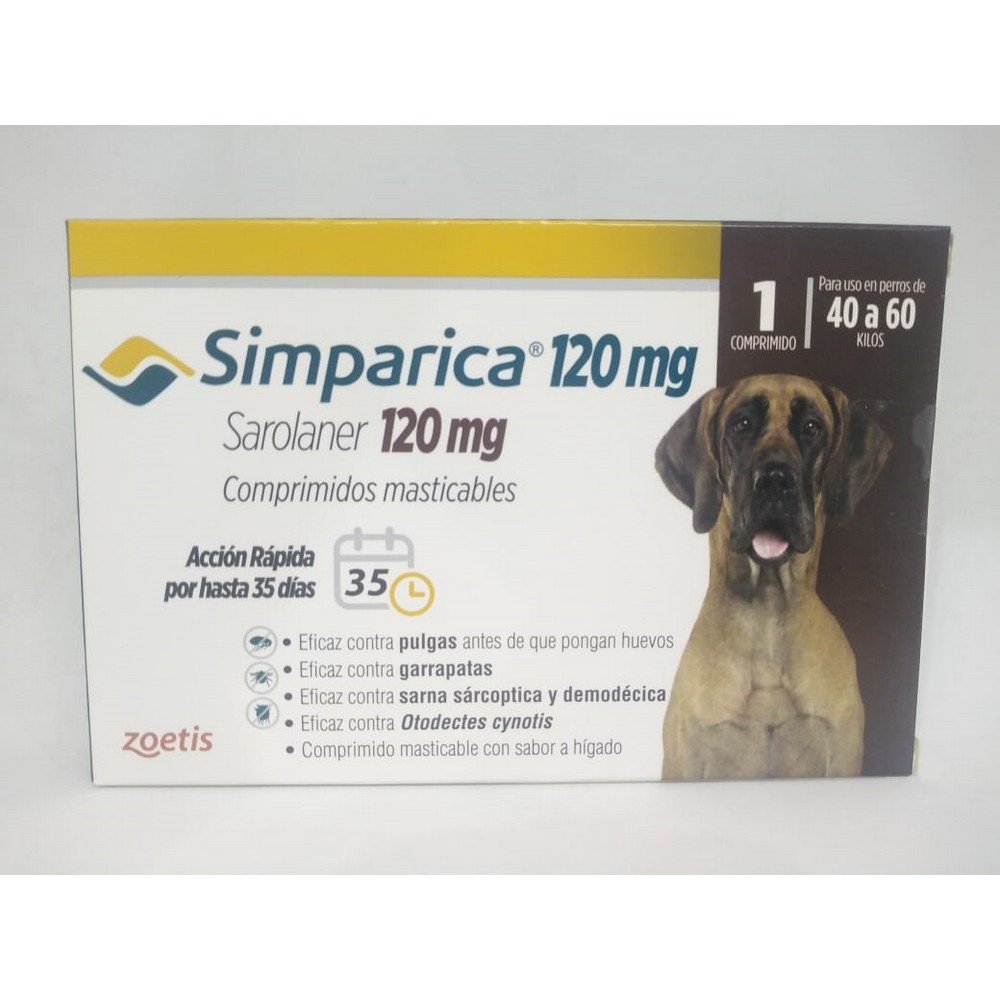 Simparica 120 mg 1 comprimido