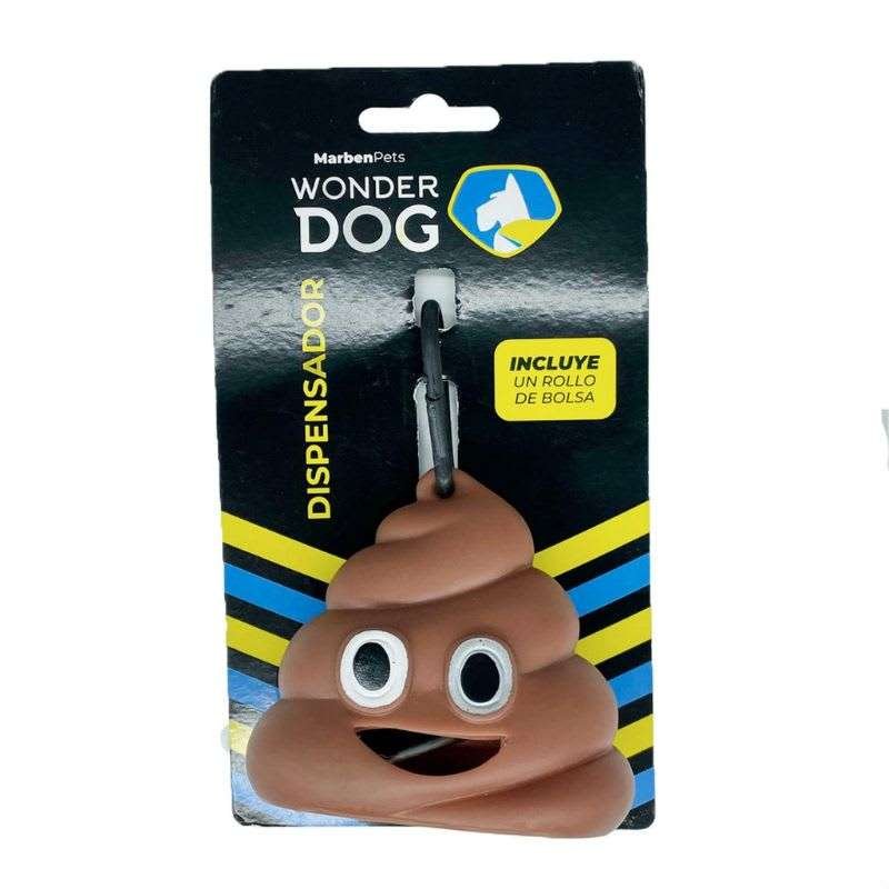 DISPENSADOR DE BOLSA EN FORMA DE EMOJI FECA