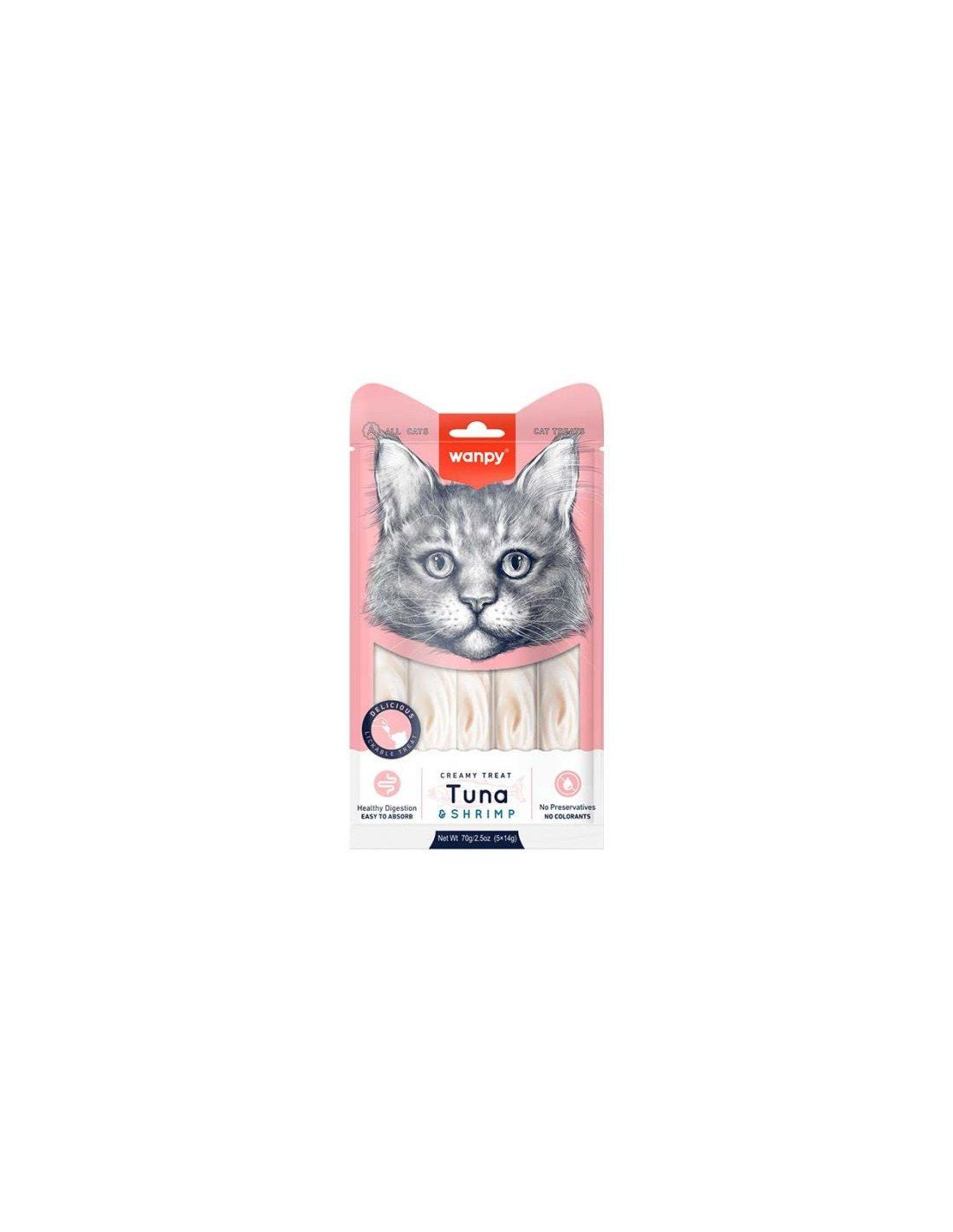 Wanpy Creamy Treat Tuna & Shrimp 70 grs.