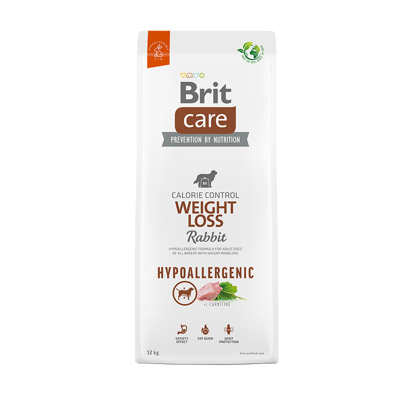 Brit Care Dog Hypoallergic Weight loss Rabbit 12kg